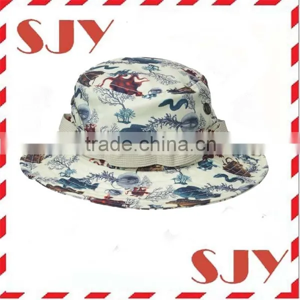 Wholesale Custom Printed Mens Boonie Hat Custom Printed Bucket Hat photo-3