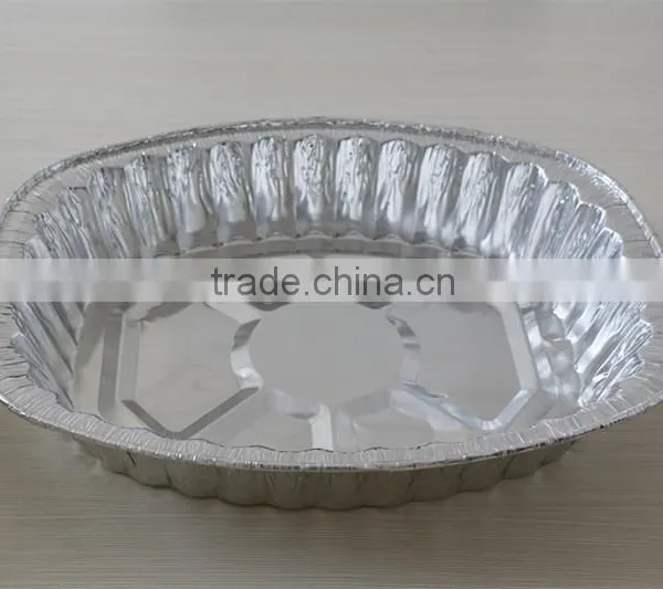 Disposable Aluminium Foil Oval Turkey Pan for Roaster photo-5