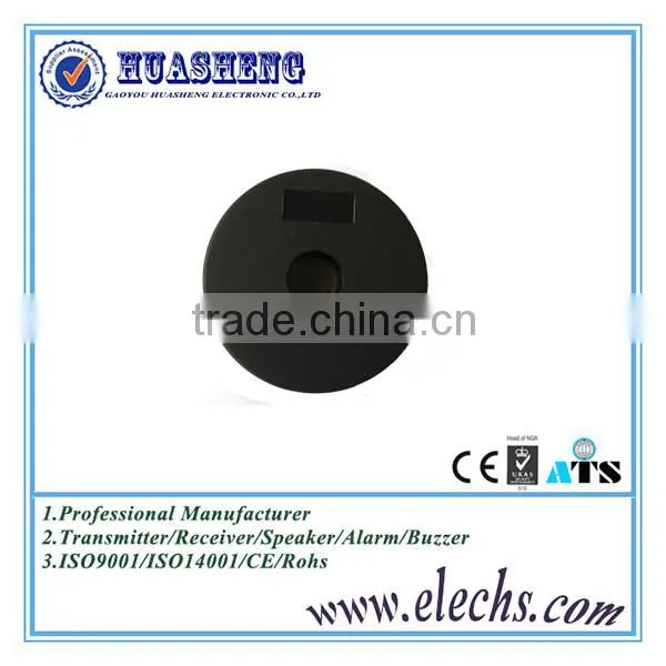 China Huasheng Black Round Piezo Ceramic Buzzer