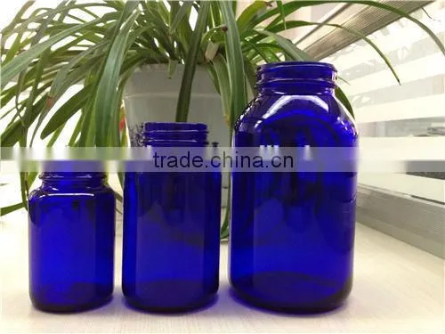 Cobalt Blue and Green Color Glass Bottles Series photo-2