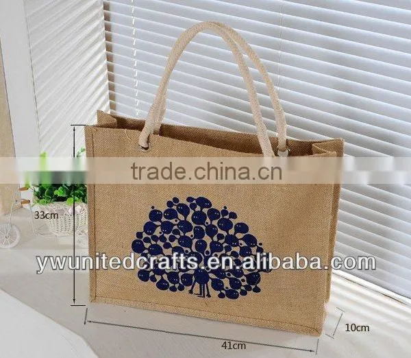 Eco-friendly Shoppping Foldable Jute Bag