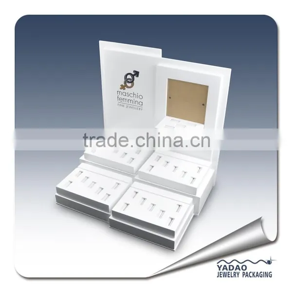 Customize Lacquer Wooden Showcase Display Jewelry Display Showcase photo-3