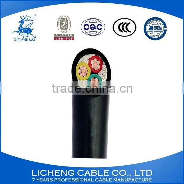 China Good Suplier Copper Electrical Cable Xlpe Insulated PVC Sheathed Power Cable 3x35mm2 photo-5