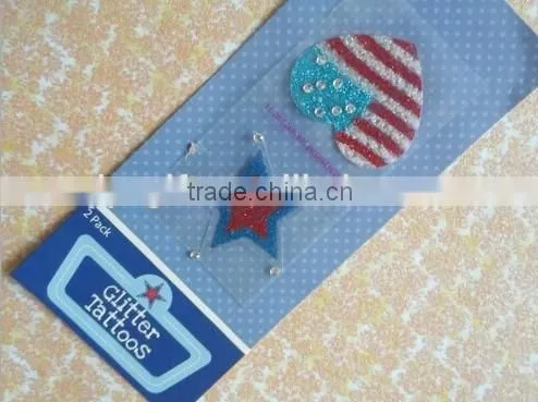 Glitter Heart and Star Shape Sticker photo-3