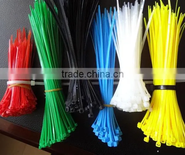 heat resistance colorful powerful self - locking Security Nylon Cable tie