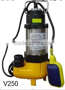 Stainless Steel Submersible Sewage Pump V250, V250F (Auto)