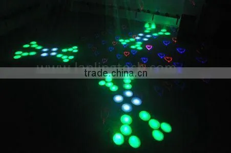 3 Claw Moonflower 18W RGBYW LED Light and 500mW RB Animation Twinkling Laser Light photo-6