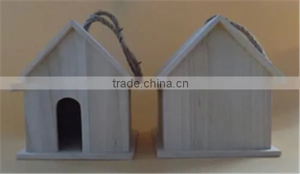 Home Bird House Ornaments,wooden Ornaments,wooden Bird Craft photo-5