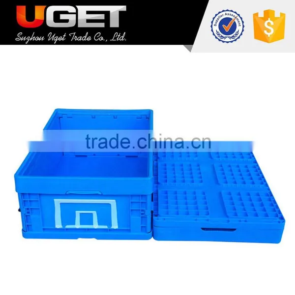 China Manufacture Wholesale Plastic Collapsible Storage Container Crate photo-3