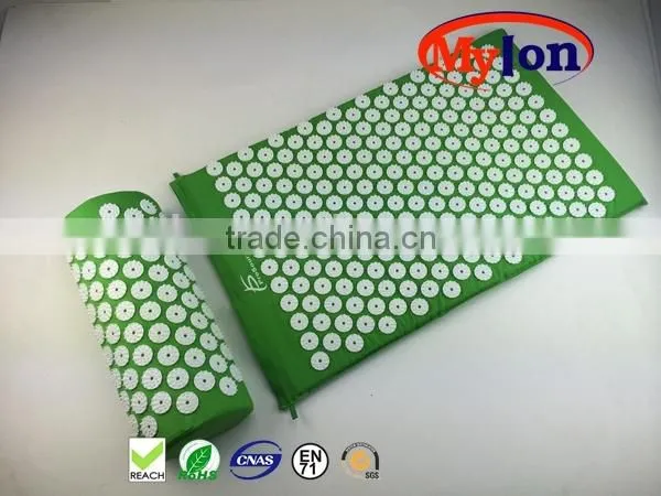 2016 Hot Sale Massage Acupressure Mat and Pillow Set,acupressure Mat and Pillow Combo