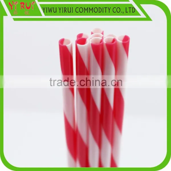 Straight Drinking Straw With pp Spiral Colorful Straw photo-6