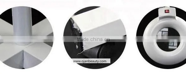 Skin Examination Floor Magnifying Reading Portable Lamps;5Diopter Magnifier Acrylic Len;LED Bulb Moveable photo-3