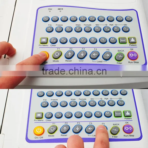 12-channel 12 Leads Portable ECG Machine Low Price photo-3
