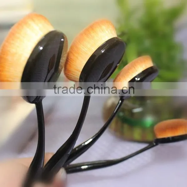 2016 Big Round Toothbrush Best Makeup Tool Sets Plastic Personalized Makeup Brushes photo-5