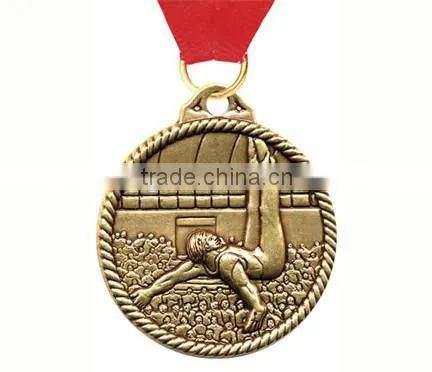 gymnastics medal, sport medal, swinging rings metal medals