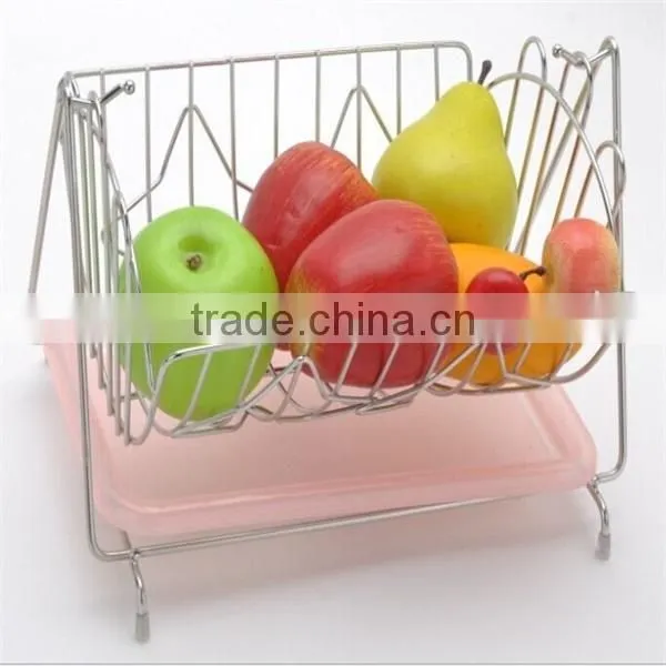 Chrome Metal Wire Fruit Basket photo-3