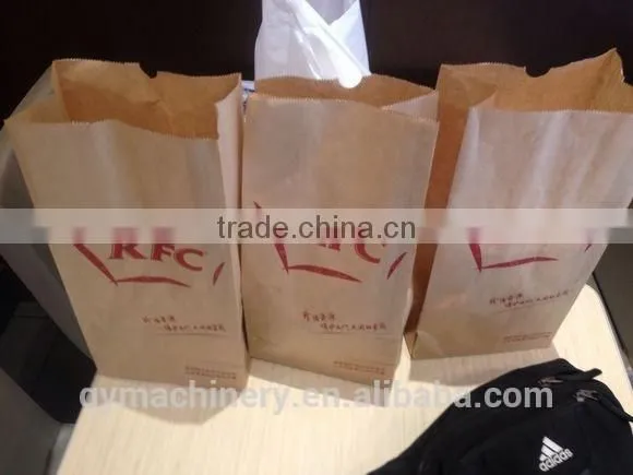 Paper Bag Making Machine With Flexo Printing, Point Bottom Paper Bag/square Bag Making Machine photo-5