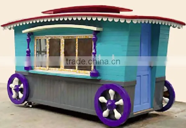 2016 New Design Square Shape Outdoor Cartoon Food Kiosk for Sale photo-2