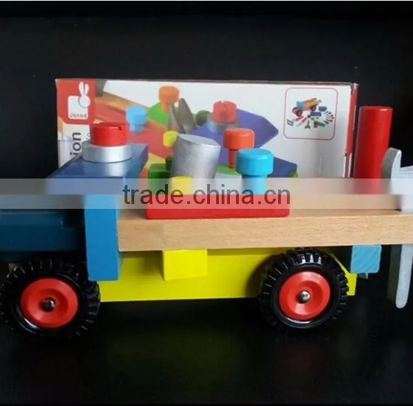 Customize Kids Disassembly Wooden DIY Toy Car Assembly photo-4