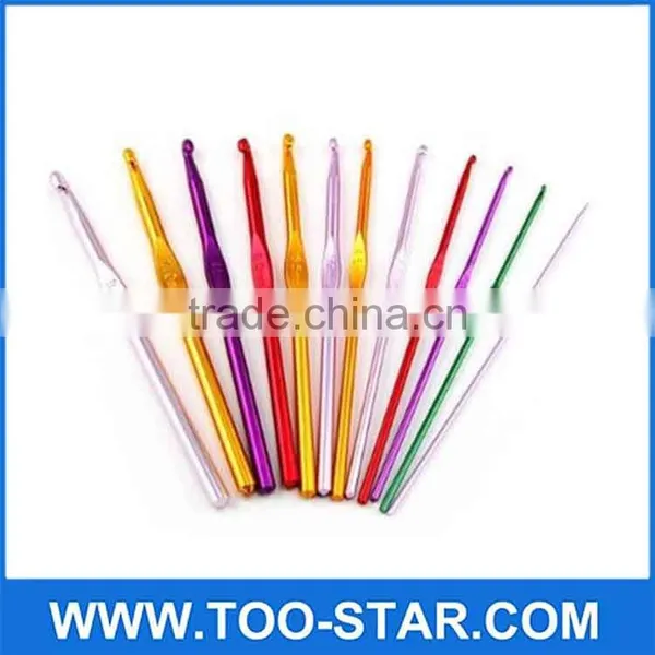 Aluminum Crochet Hook Knitting Kit Multicolour Aluminum Crochet Weave