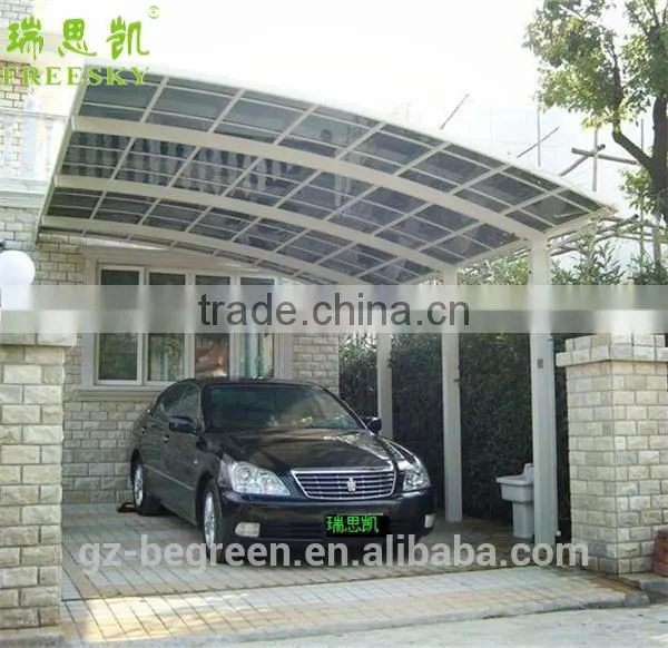 Heavy Duty Outdoor Boxed Eave Eco-Friendly Steel Shelter Canopy Carport