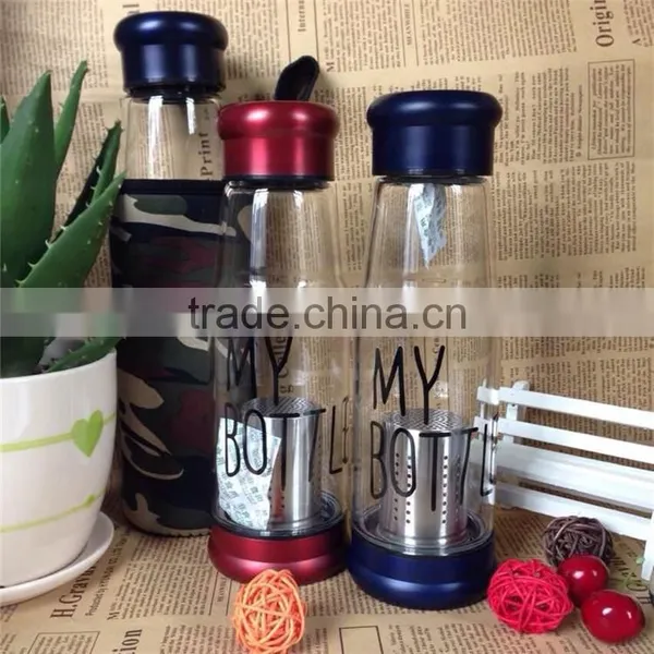 Korea Hot New Product Manufacturing BPA Free My Bottle Fruit Juice Glass Bottle,Fruit Infuser Water Bottle,Plastic Juice Bottle photo-2