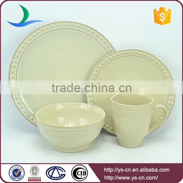 New Product Embossed Fashion Ceramic Turkish Dinnerware photo-2
