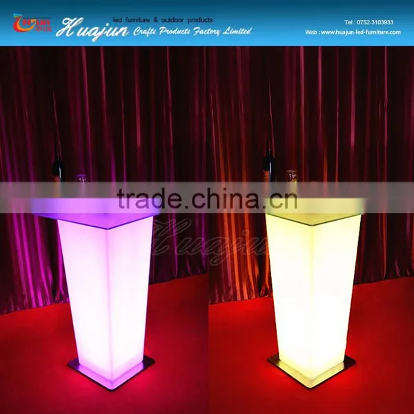 Modern Bar Nightclub Furniture Lighted up Led Bar Table Cocktail Table Led photo-3