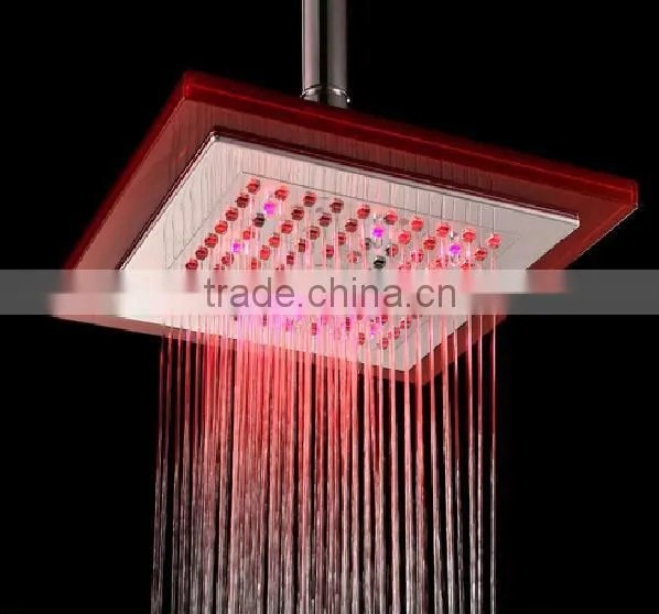8" Glow Temperature Sensor LED Top Spray With ABS Material photo-5