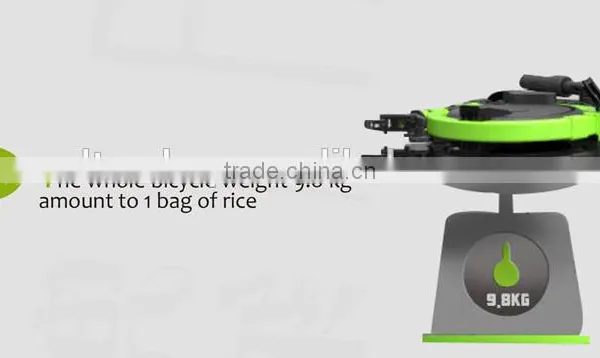 Super Cool Foldable Douna K1 Light Mini Portable Electric Bicycle With Lithium photo-4