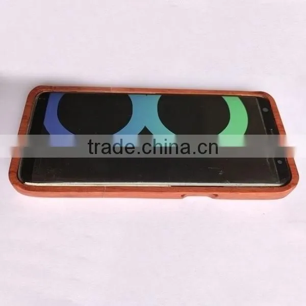 Wholesale PC up and Down Card Wooden Shell for Samsung S8,wooden Cell Phone Case photo-3