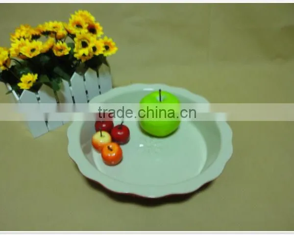 Wholesale Daily Use Porcelain Ceramic Bakeware Fruit Plate photo-4