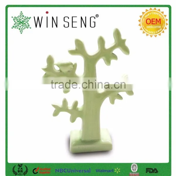 Ceramic Love Birds Stand on the Tree for Sale photo-3