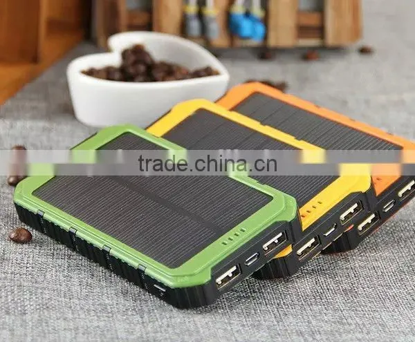 New Arrival 2016 Hot Selling Waterproof Solar Power Bank 20000mAh photo-3