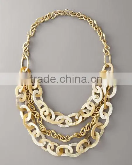 HOT SALE FOR JEWELLY HORN NECKLACE 100% MADE IN VIETNAM, EYE-CATCHING COLOR AND FASHIONABLE DESIGN photo-3