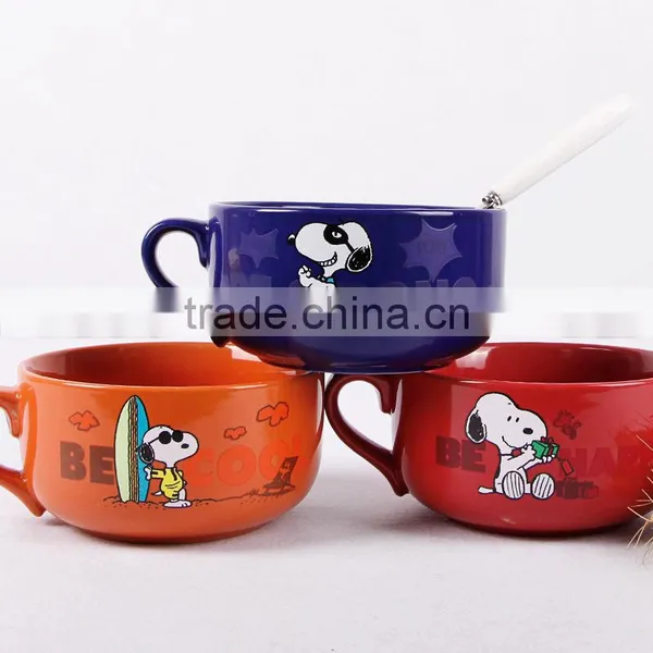 5" Kids Cute Spoopy Color Changing Bowl photo-3