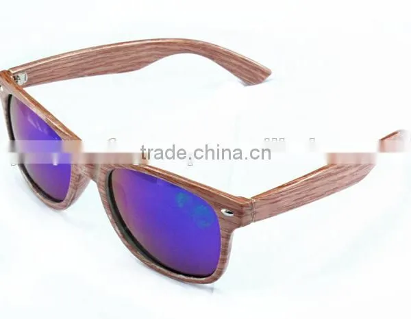 Fake Wooden Sunglasses, Water Transfer Print Sunglasses, Good Quality FDA&CE photo-4