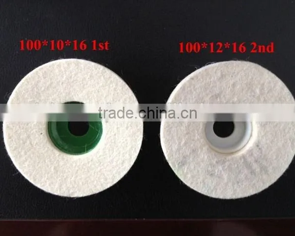 4 Inch Wool Discs Polishing Wool Felt Wheel photo-2