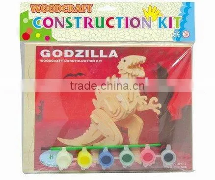 Wood Craft Construction Kit-dinosaur