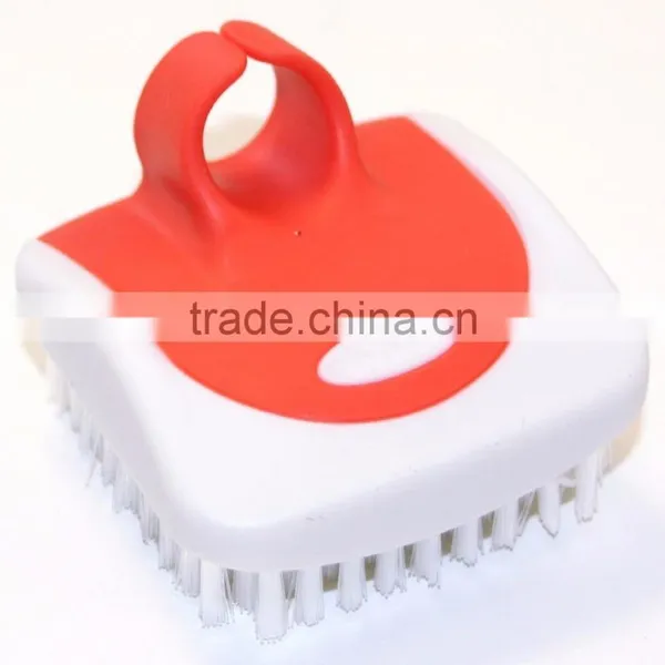 Kitchen Utensil Plastic Finger Handy Vegetable Fruit Cleaning Brush Veggie Scrub Brush photo-3