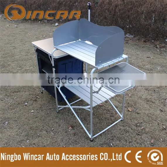 Aluminum BBQ Grill Table With Camp Kitchen photo-2
