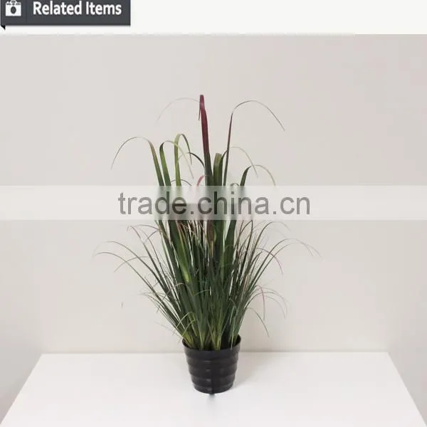 Popular Artificial Plants in Pot Artificial Onion Grass Purple Grass photo-6