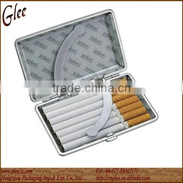 Portable Metal Travel Humidor Cigars Case photo-3