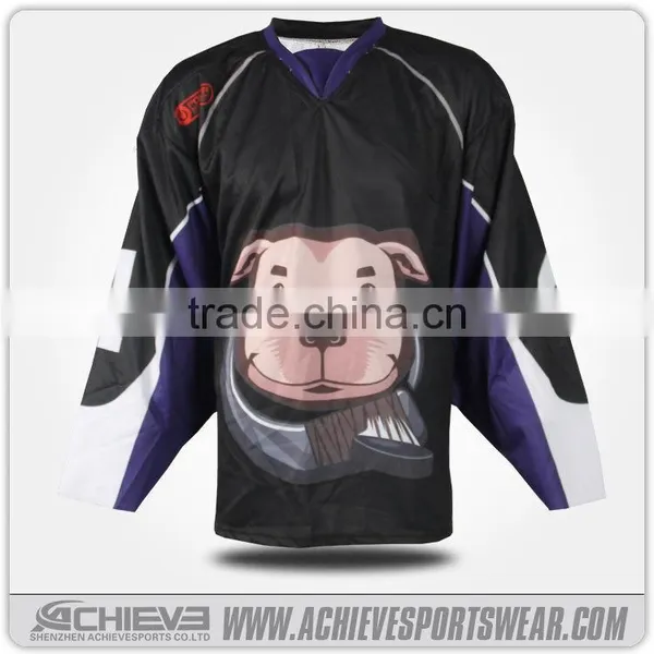 2016 Professional Custom Sublimated Ice Hockey Uniforms Sublimated Men Ice Hockey Jerseys photo-4