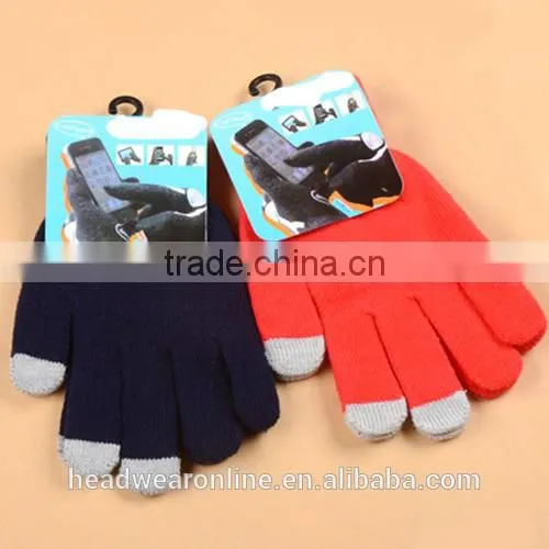 Promotional Acrylic Knitted Glove / Knitting Glove photo-2