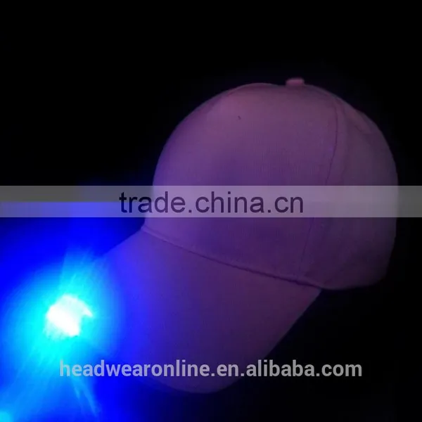 Customized Cheap Blank 6 Panel Baseball Caps With Led Light photo-4