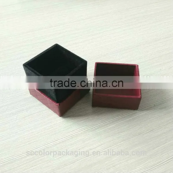 Zeal-x Custom Logo Specical Paper , Paperboard Jewellery Packing Box for Ring Chain Gift Packing photo-2