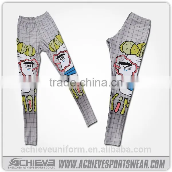 Wholesale Fitness Pants, Spandex and Cotton Fabric Leggings 2016 photo-2