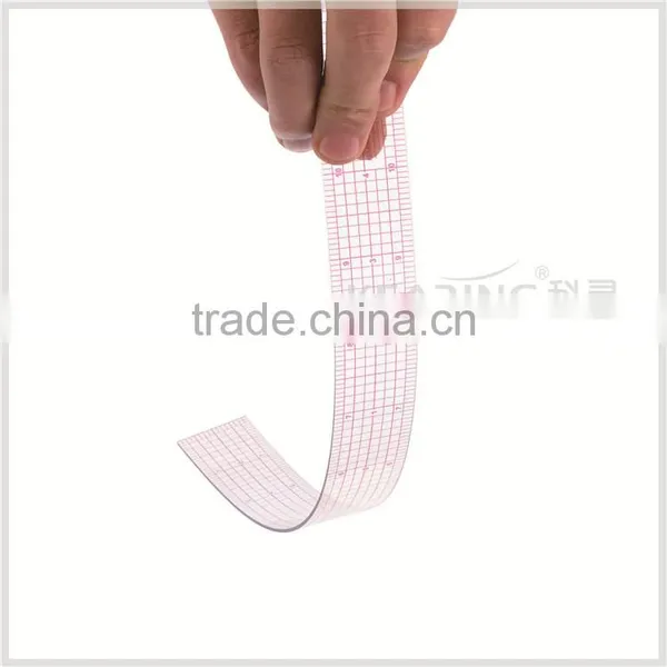 Kearing Flexible Pattern Making Ruler 1"*12" Dimension Plastic Fashion Design Straight Rulers #B60 photo-3