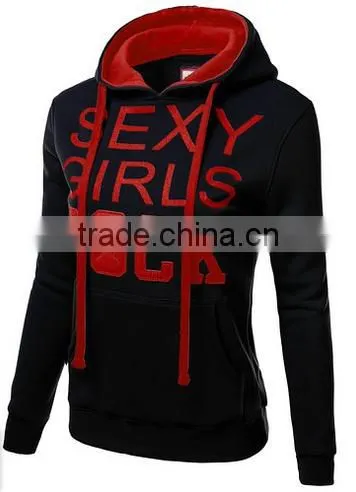 Women's Basic Graphic Words Printed Pullover Long Sleeve Hoodie photo-2